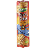 Bio Biscuiti din Grau cu Crema de Cacao Dennree 330 g